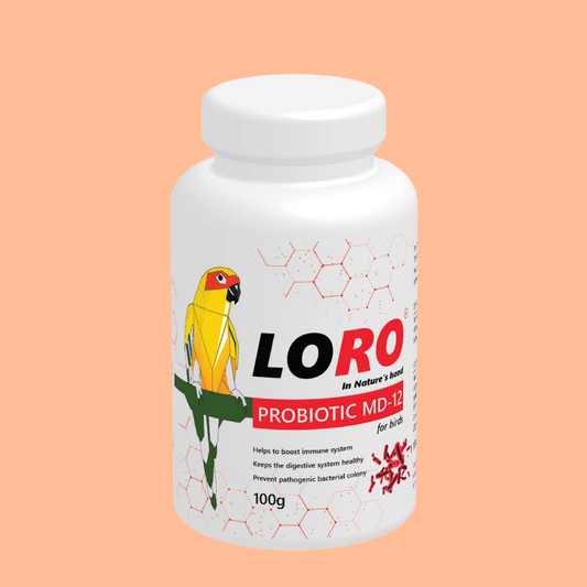 Loro Probiotic MD-12 – Gut Health & Immunity Support for Birds