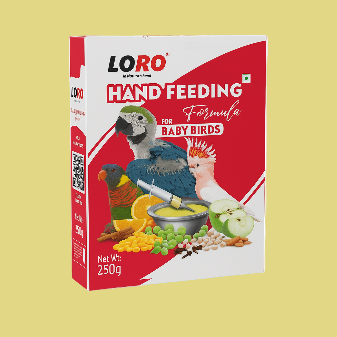 Loro Hand-Feeding Formula for Baby Birds – Promotes Healthy Growth & Development